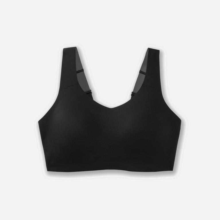 Brooks Women's Dare Scoopback Running Bra Singapore - Black (02854-BEMX)